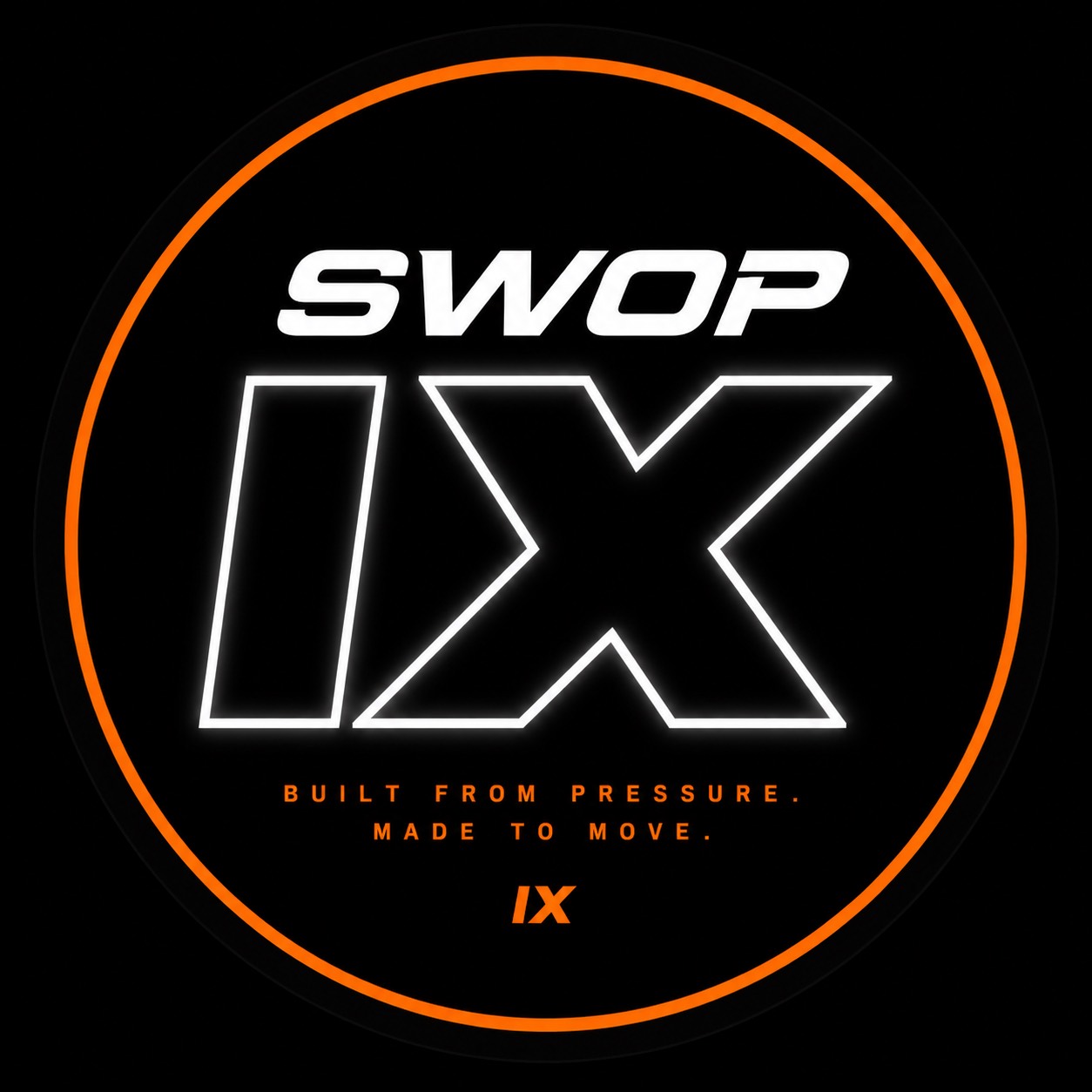 SWOP IX badge